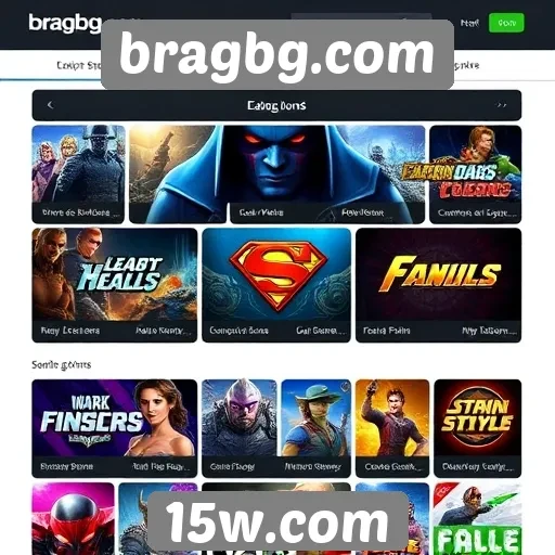 Análise da variedade de jogos no bragbg.com